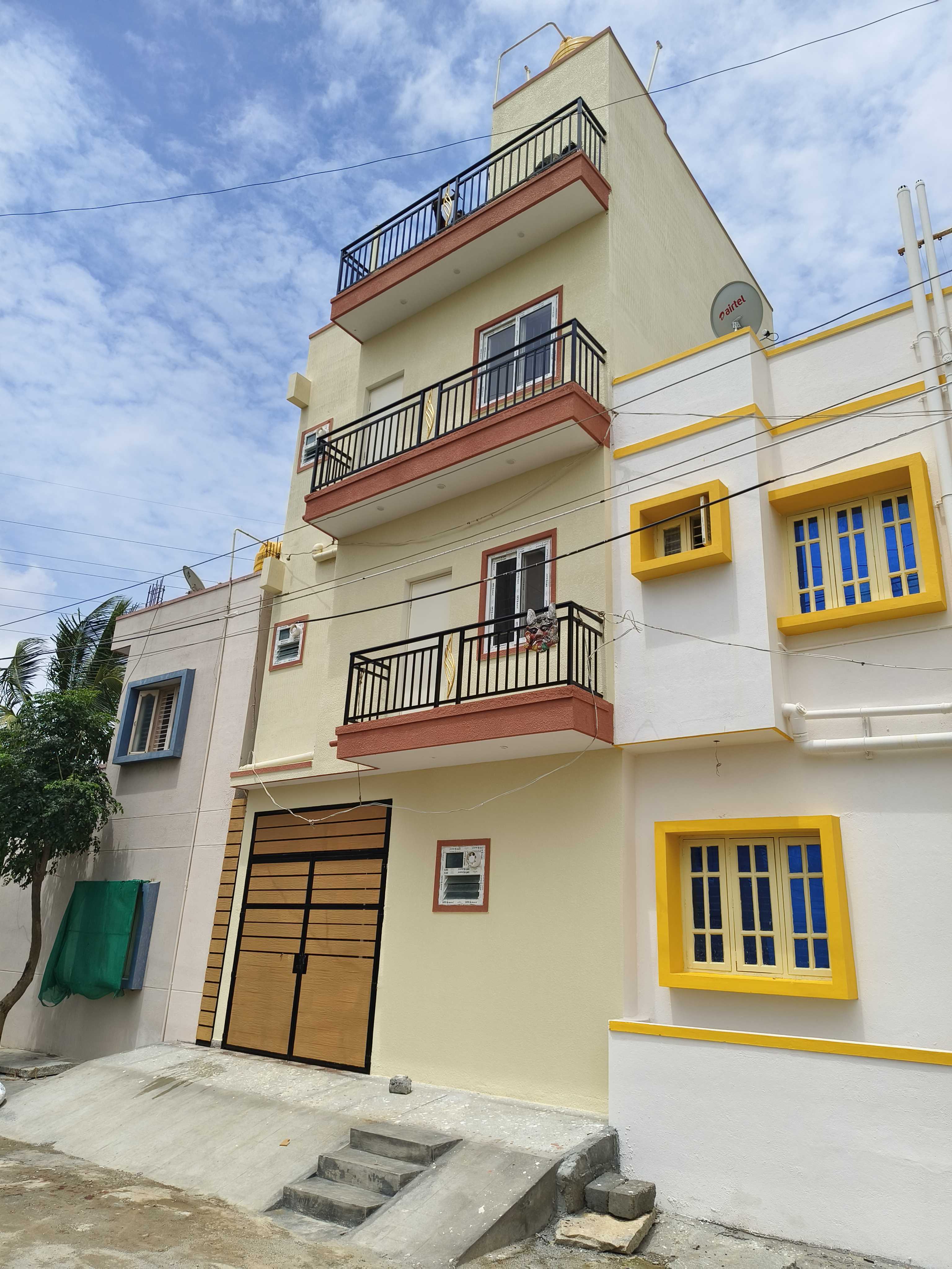 Duplex residential construction and interiors in Bettadasanapura, Bangalore