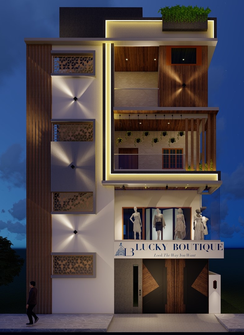 Commercial and residential duplex construction project in JP Nagar, Bangalore by Vastira Projects