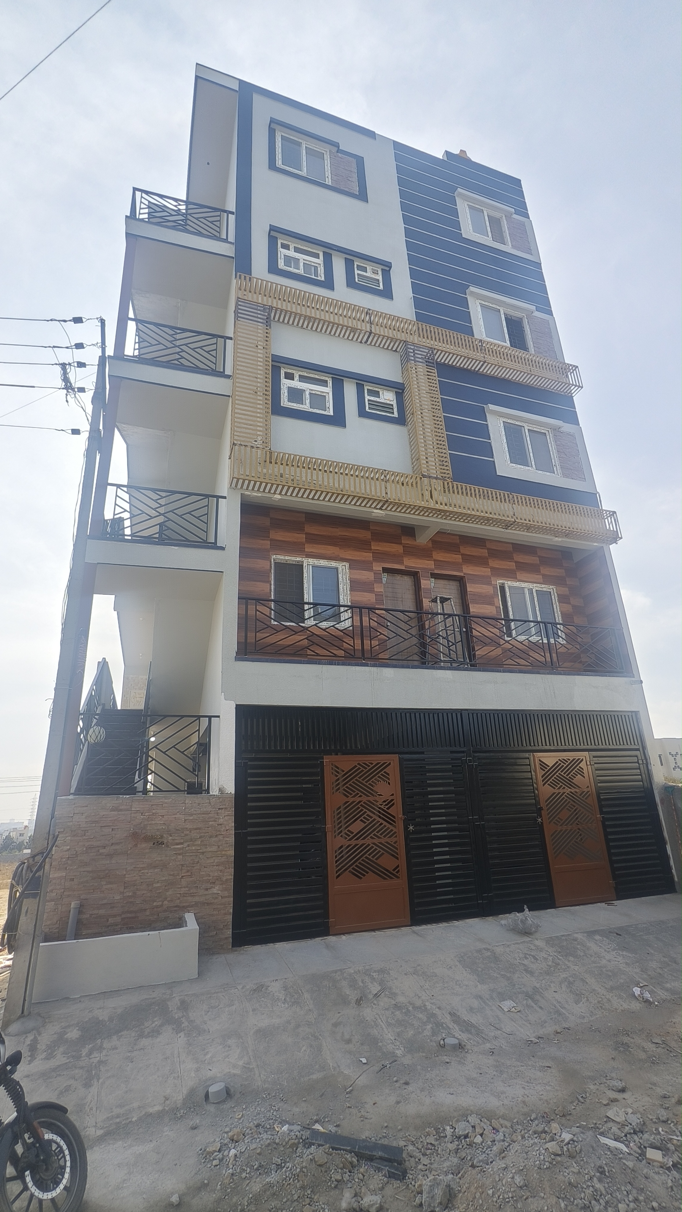 Multi-tenant residential building construction and interior fit-out in Bettadasanapura, Bangalore