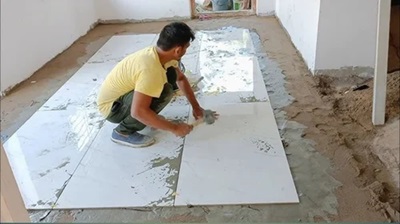 Premium Vitrified Tiles and Granite Flooring Installation